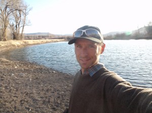 dog swim, sun, sunset 035