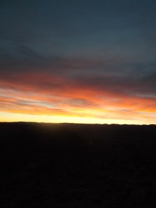 evening sunset, moon rise 5-24 143