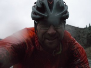 cold, wet, tired, bonking...... and smiling